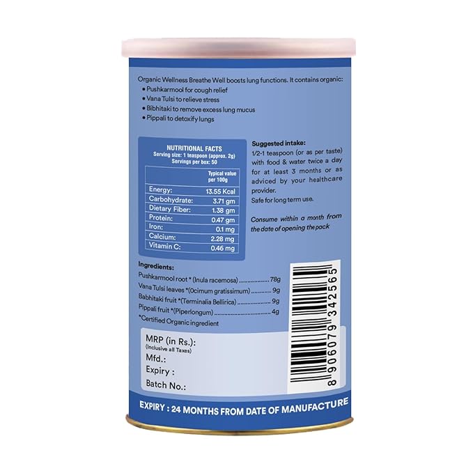 Breathe Well Powder (Certified Organic)