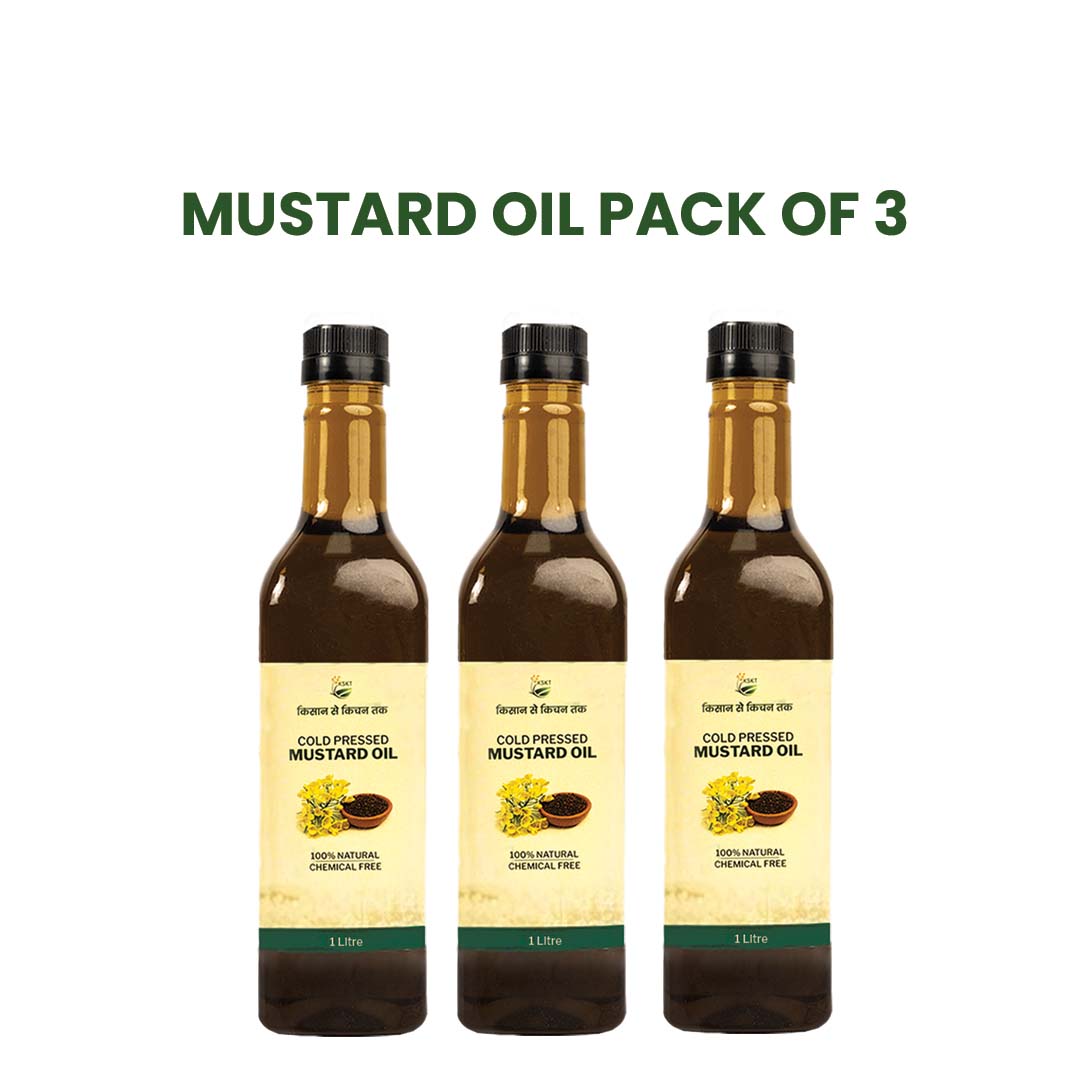 Mustard Oil 3L (Cold Pressed)